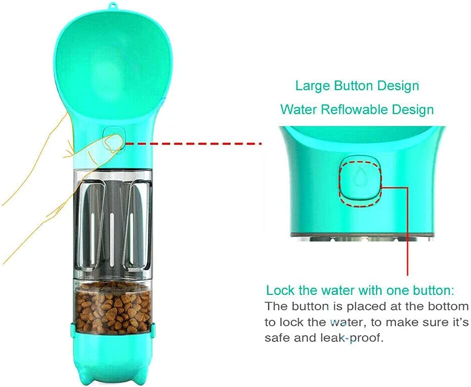 4 in 1 Dog Water Bottle