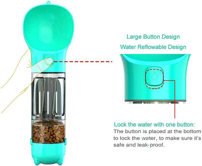 4 in 1 Dog Water Bottle