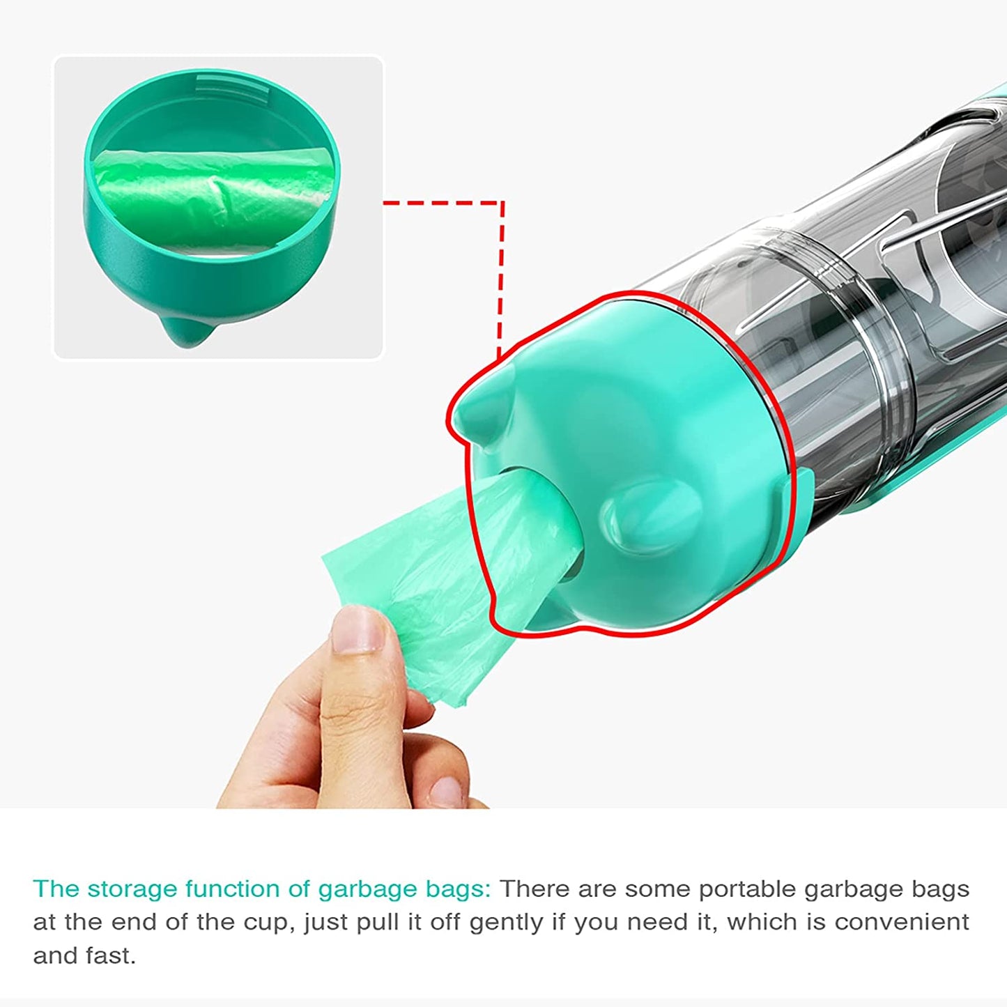 4 in 1 Dog Water Bottle