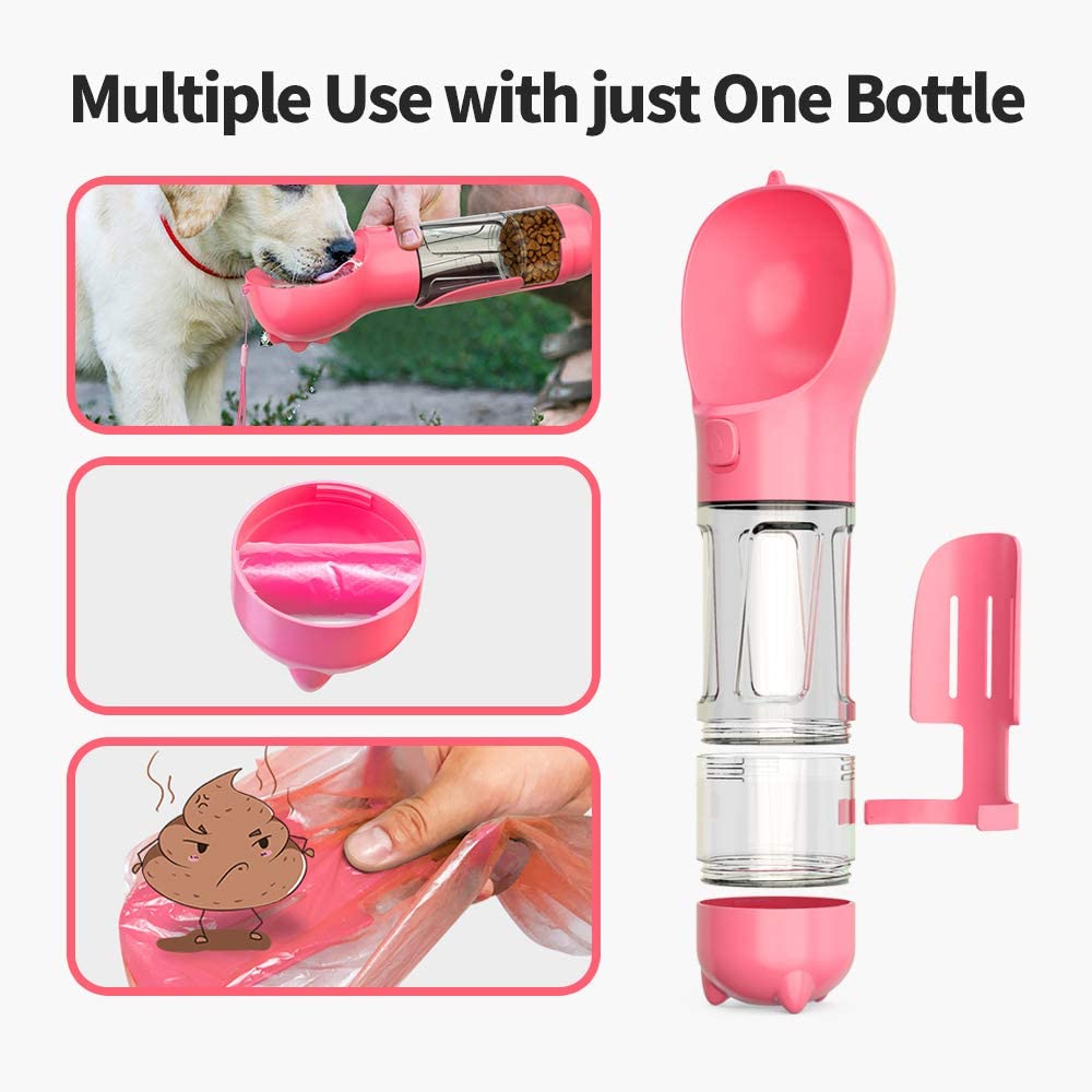 4 in 1 Dog Water Bottle