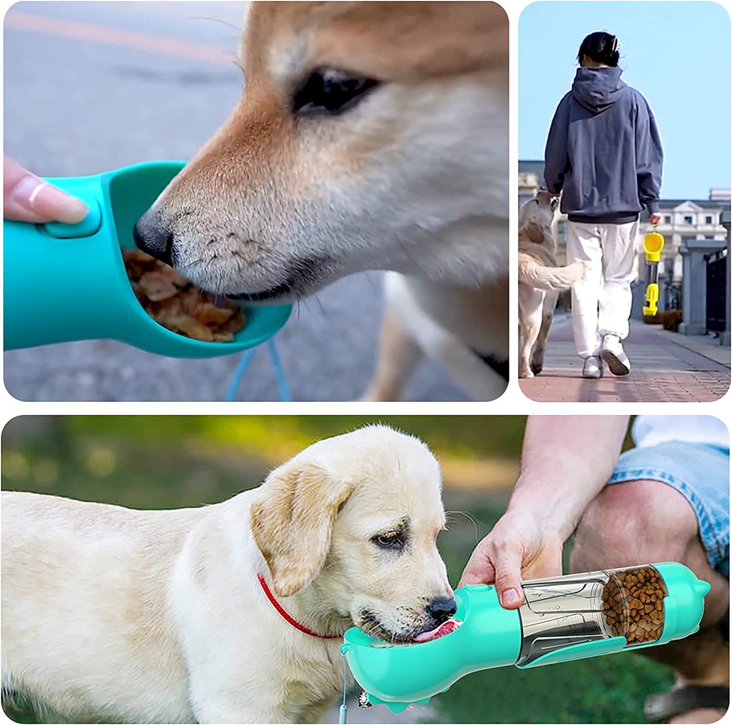 4 in 1 Dog Water Bottle
