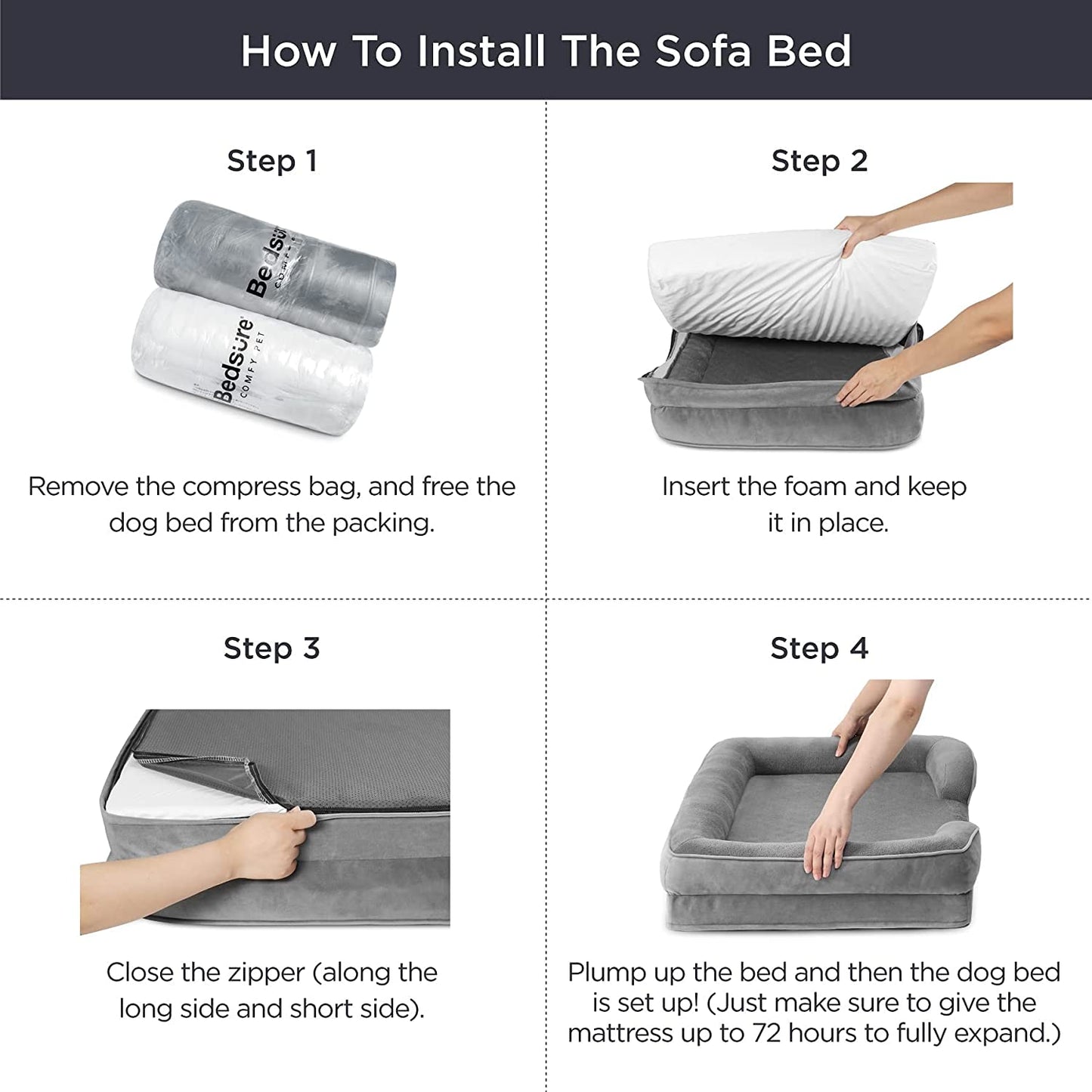 Bedsure Orthopedic Dog Bed