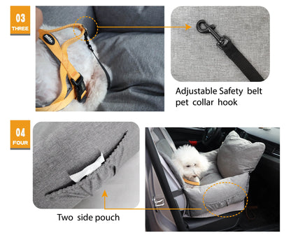 Fur baby car seat