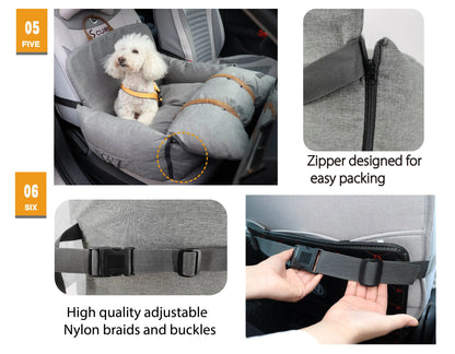 Fur baby car seat