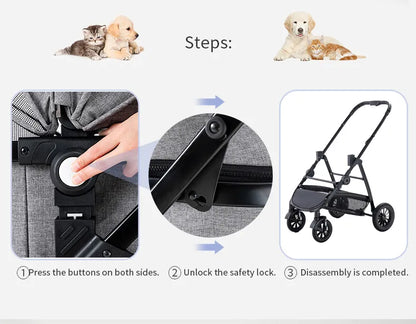Dog Stroller Pram