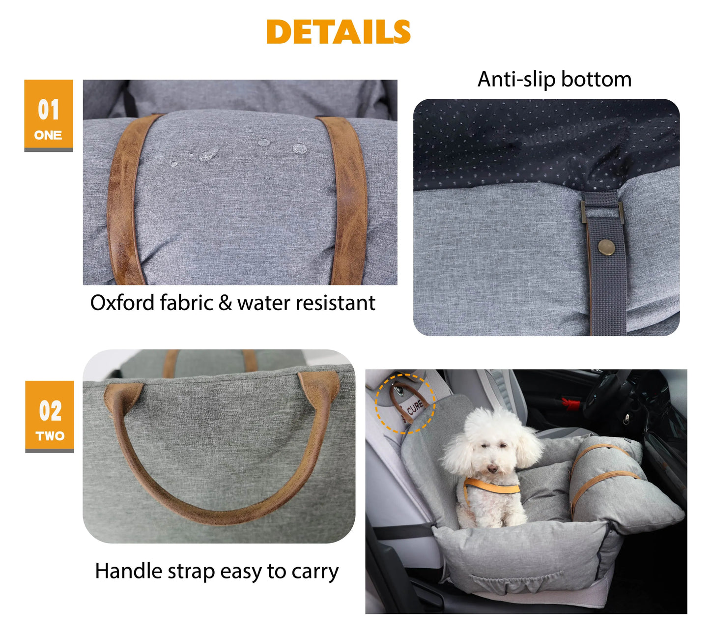 Fur baby car seat
